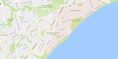 地図Guildwood近隣のトロント