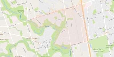 地図Humbermede近隣のトロント