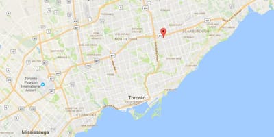 地図Maryvale地区はトロント