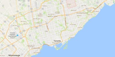 地図Milliken地区はトロント