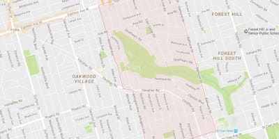 地図Tichester近隣のトロント
