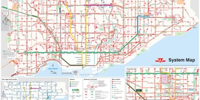 地図TTCバス路線