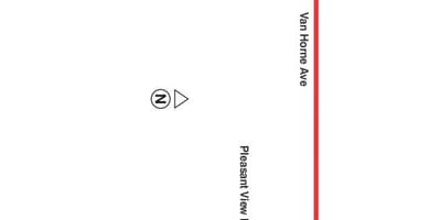 地図TTC10Van Horneバス路線のトロント