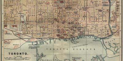 地図のトロント1894