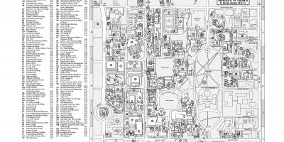 地図のトロント大学オンセントジョージズキャンパス