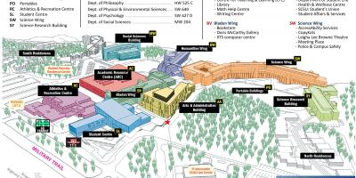 地図のトロント大学スカボローキャンパス