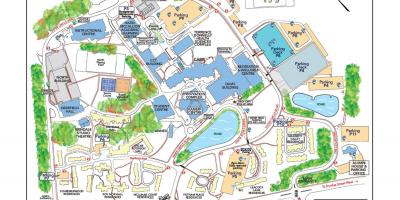 地図のトロント大学ミシサガ駐車場